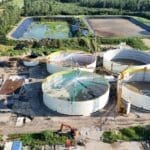 Halinga biogaasijaama ehitustööd