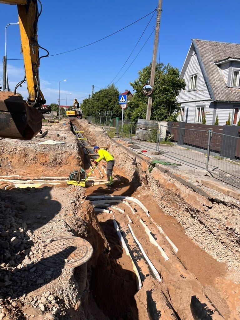 Connection of Jõhvi Film Campus to district heating network