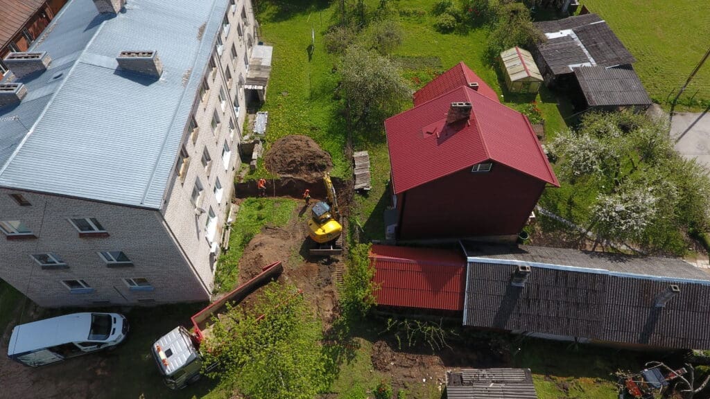 Soojustorustiku ehitustööd Liiva tn 16, Mesipuu tn 2, Valga